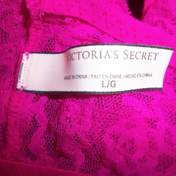 VICTORIA'S SECRET Lace T-Back Bralette Size Large - Picture 7 of 7